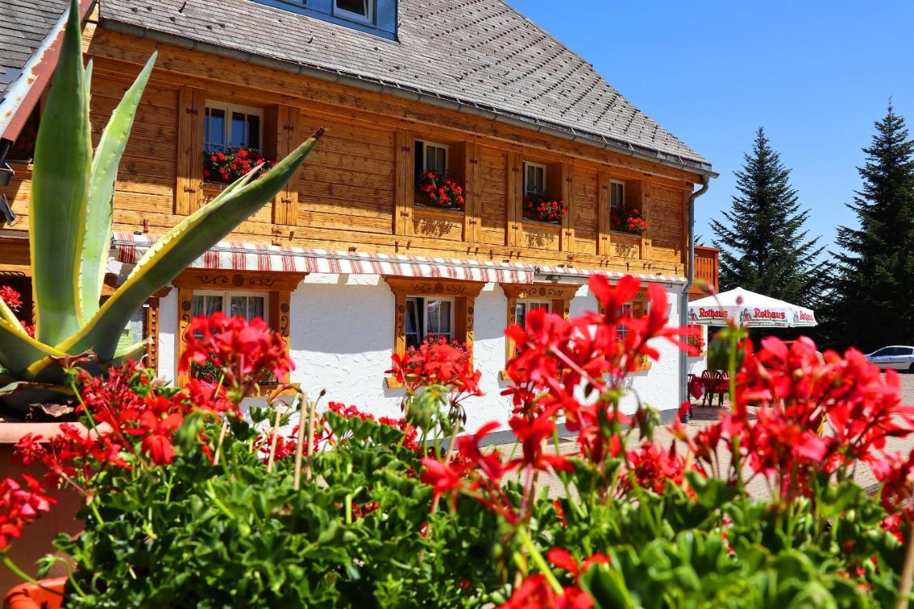 Hoehenpension Glashuette Bed&Breakfast Fruehstueckspension Hotel Garni ボンドルフ・イム・シュヴァルツヴァルト エクステリア 写真