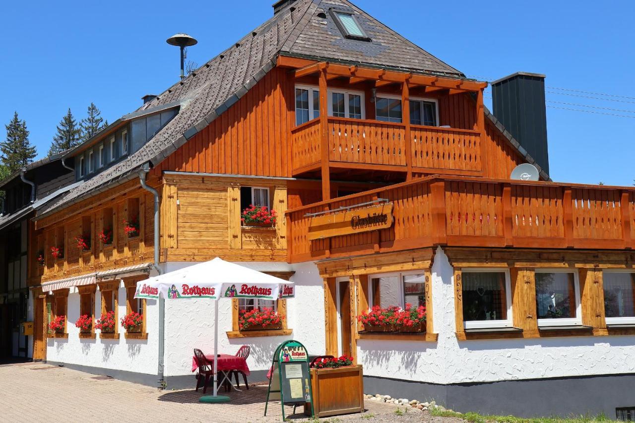Hoehenpension Glashuette Bed&Breakfast Fruehstueckspension Hotel Garni ボンドルフ・イム・シュヴァルツヴァルト エクステリア 写真